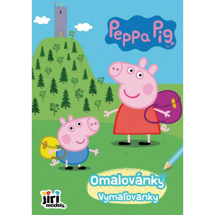 Omaľovánka A5 – Prasiatko Peppa Pig